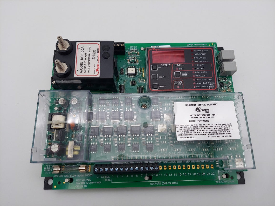 AMS20005 Dwyer DCT1022-DCP100A 22 Pin Timer Board w/ Pressure Module